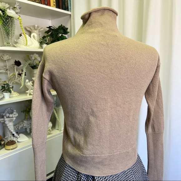 Wilfred Cyprie Turtleneck Merino Wool Sweater in Brown - Picture 7 of 16
